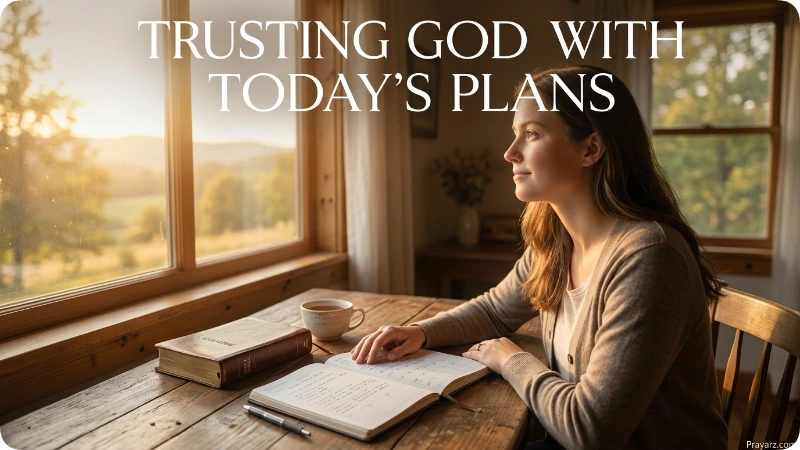 Trusting God with Today’s Plans