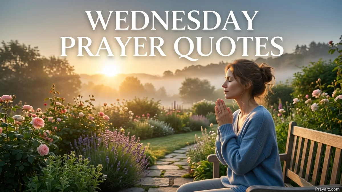 Wednesday prayer quotes