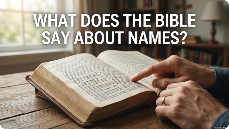 What Does the Bible Say About Names?