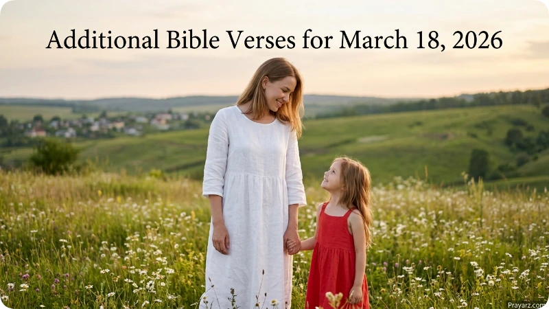Additional Bible Verses for March 18, 2026