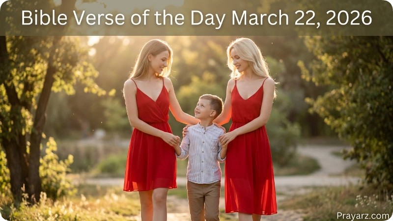 Bible Verse of the Day March 22, 2026