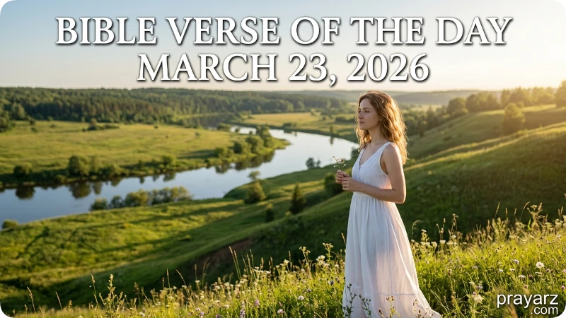 Bible Verse of the Day March 23, 2026