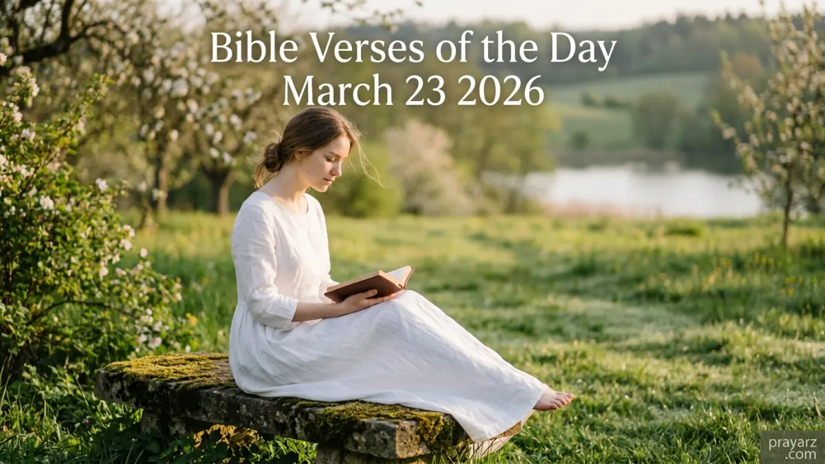 Bible Verses of the Day March 23 2026