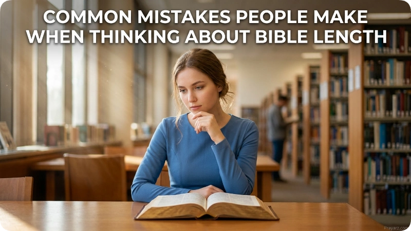 Common Mistakes People Make When Thinking About Bible Length