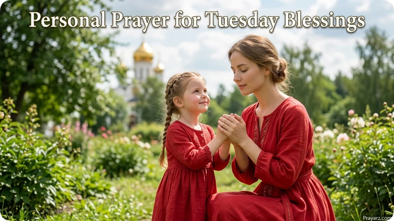 Personal Prayer for Tuesday Blessings