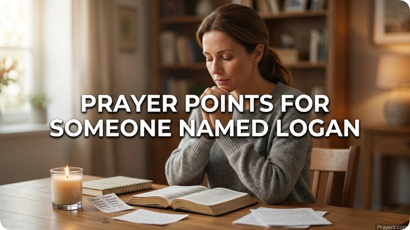 Prayer Points for Someone Named Logan