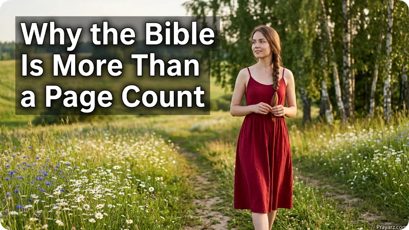Why the Bible Is More Than a Page Count